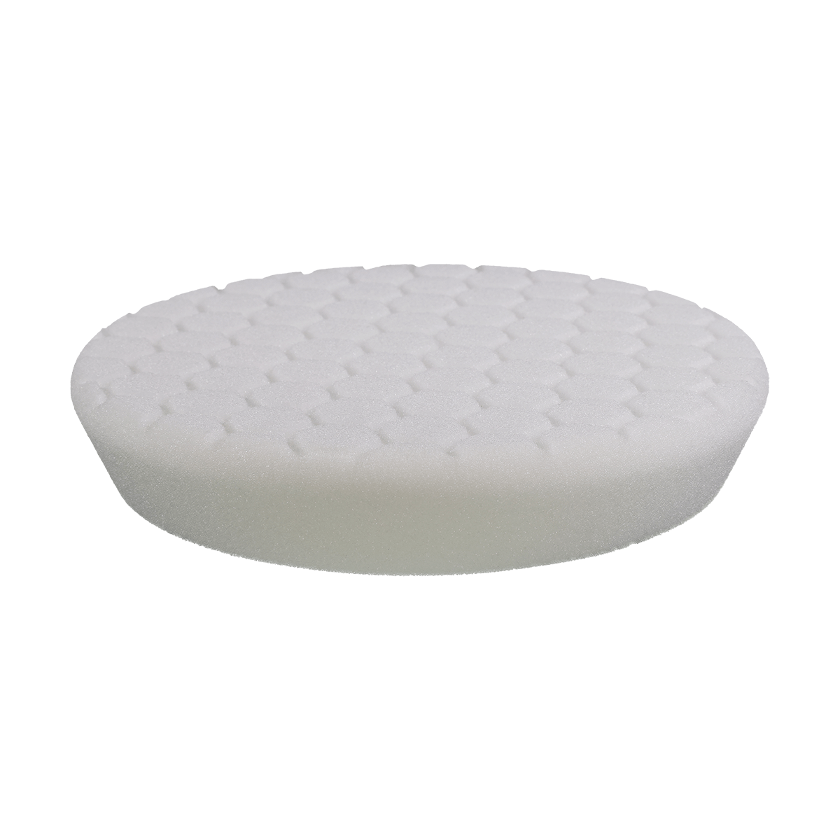 691RH - 6" White High Density Foam Center Ring Pad (Hex Face) - Polishing