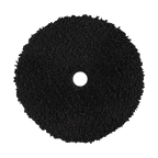 692MFP-BK - 6" URO Fiber® Microfiber Pad (Black Fibers) White Foam Interface - Finishing