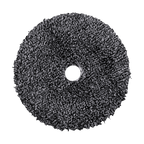 692MFP - 6" URO Fiber® Microfiber Pad (Black/White Fibers) White Foam Interface - Cutting