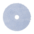 6KFWBW - 6" Blue/White 100% Knitted Wool (Edge Bevel) URO Wool® Pad - Cutting