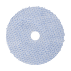 6KFWBW - 6" Blue/White 100% Knitted Wool (Edge Bevel) URO Wool® Pad - Cutting