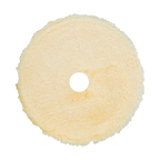 6KFWY - 6" Yellow Knitted Wool (Edge Bevel) URO Wool® Pad - Polishing
