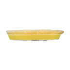 6KFWY - 6" Yellow Knitted Wool (Edge Bevel) URO Wool® Pad - Polishing