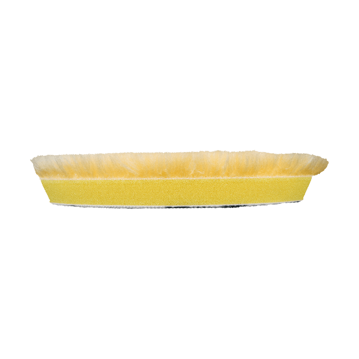 6KFWY - 6" Yellow Knitted Wool (Edge Bevel) URO Wool® Pad - Polishing