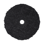 6KWB - 6" Grey Knitted Wool Blend URO Wool® Pad - Cutting