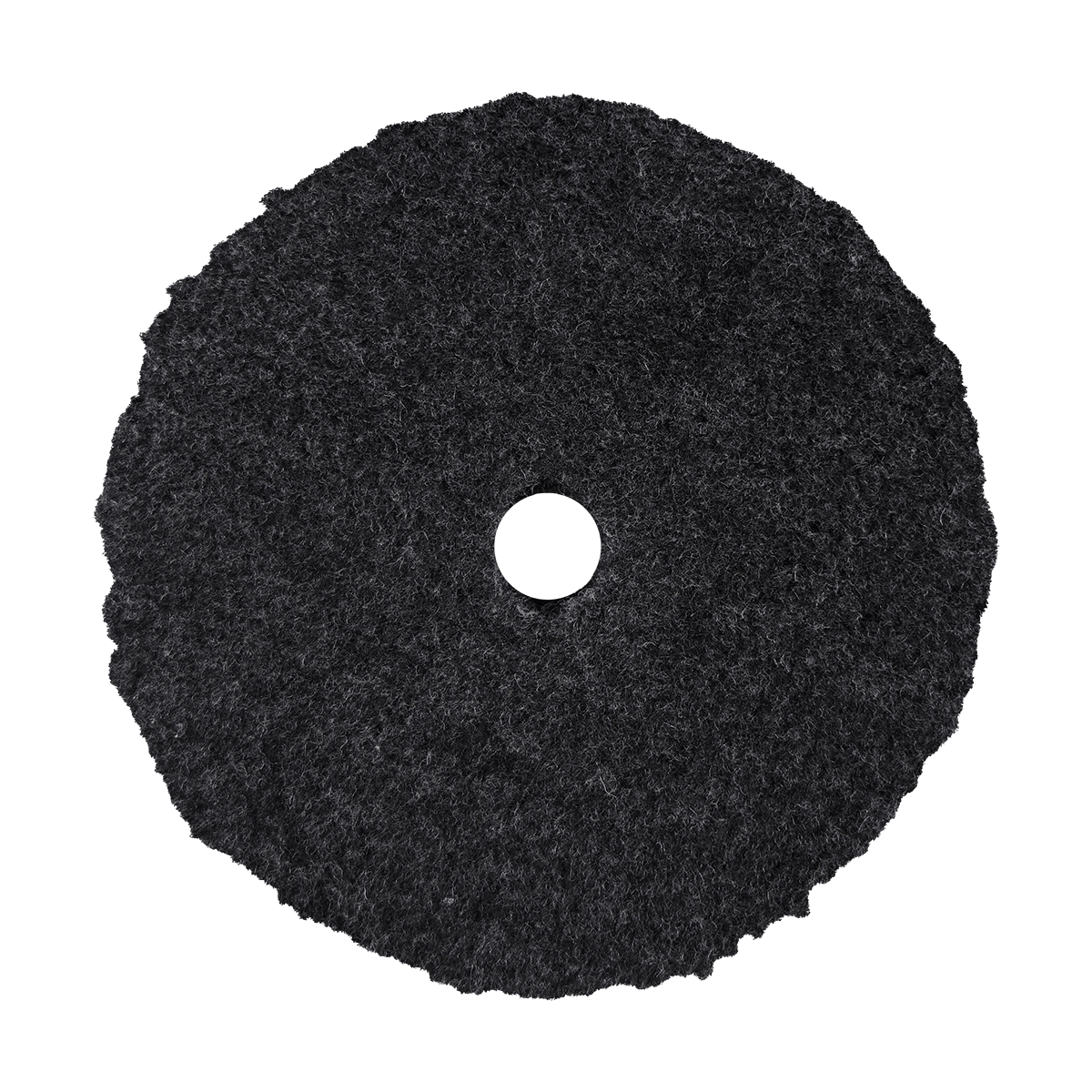 6KWB - 6" Grey Knitted Wool Blend URO Wool® Pad - Cutting