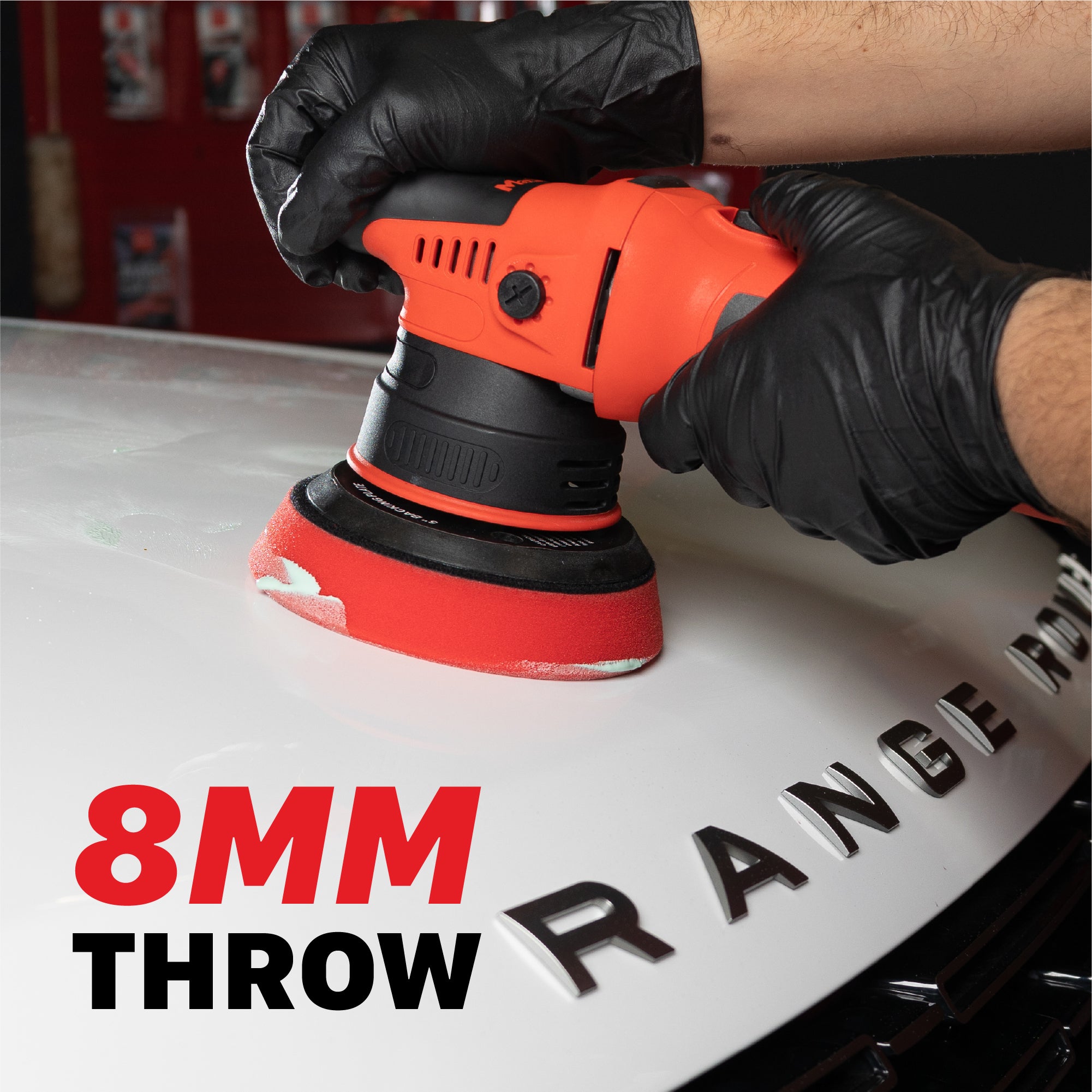 Dual Action Polisher For Car Detailing | M8S V2 - 5in Plate, 8mm Throw, 1000W