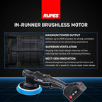 RUPES BigFoot HLR21 iBrid | Tool Only | FREE 5hr POLISHING CLASS w/PURCHASE