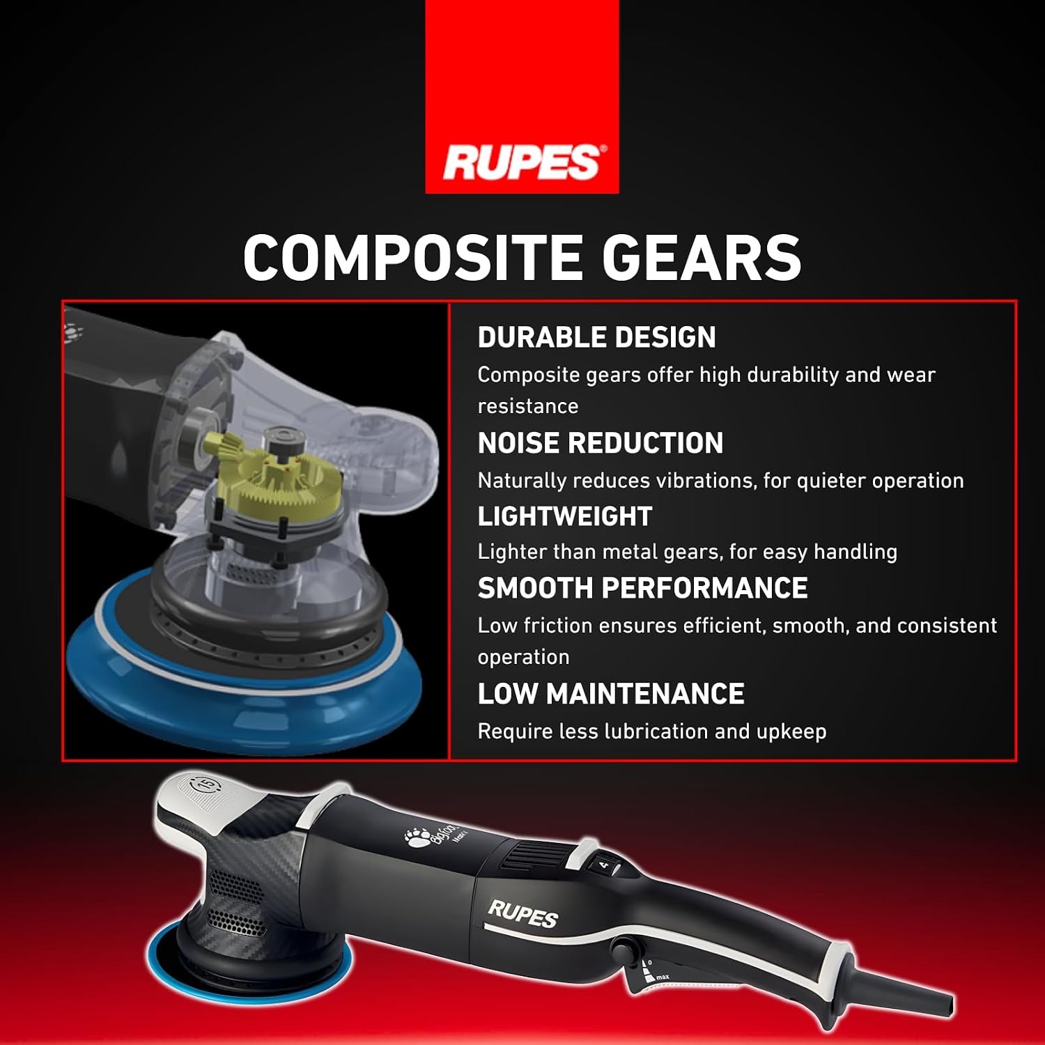 RUPES BigFoot LHR15 Mark V | Combo Kit | FREE 5hr POLISHING CLASS w/PURCHASE