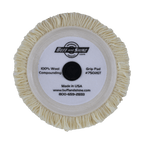 7502GT - 7.5" 100% Natural Wool (4 Ply Twist) Grip Wool Pad with Center Tee - Cutting
