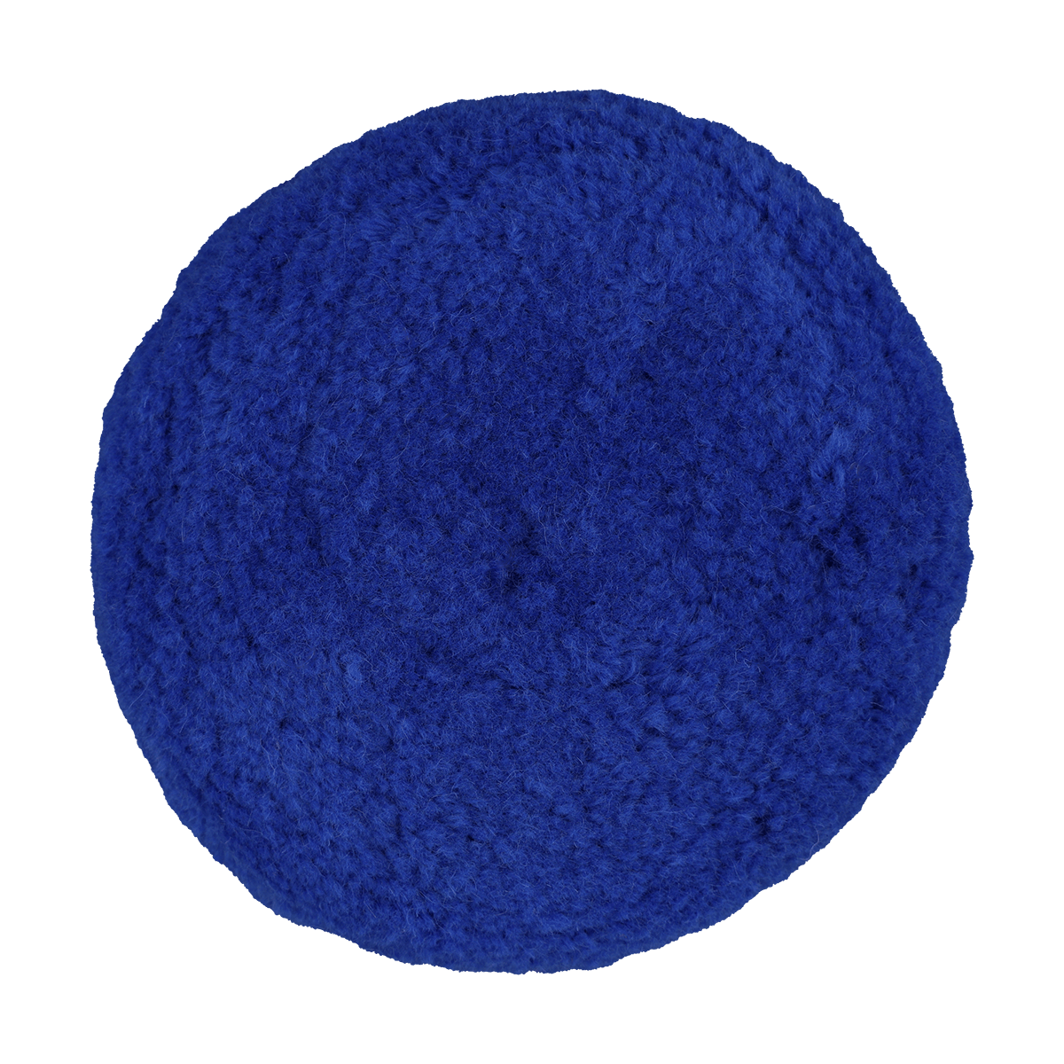 7503BG - 7.5" 100% Blue Wool (4 Ply Twist) Grip Wool Pad - Cutting