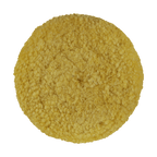 7503GY - 7.5" Yellow Wool Blend (4 Ply Twist) Grip Wool Pad - Polishing