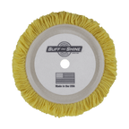 7503GY - 7.5" Yellow Wool Blend (4 Ply Twist) Grip Wool Pad - Polishing