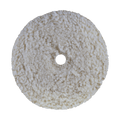 7503HD - 7.5" 100% Natural Wool (4 Ply Twist) Bolt-On Wool Pad - Cutting - Heavy Duty Backing