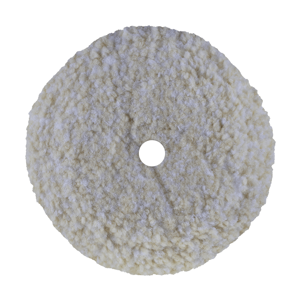 7503MP - 7.5" Blend & 100% Natural Wool (4 Ply Twist) Bolt-On Wool Pad - Heavy Cutting