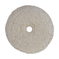 7503N - 7.5" 100% Natural Wool (4 Ply Twist) Bolt-On Wool Pad - Cutting