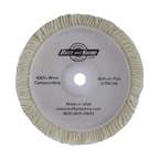 7503N - 7.5" 100% Natural Wool (4 Ply Twist) Bolt-On Wool Pad - Cutting