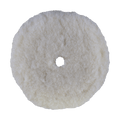7510G - 7.5" White Knitted Wool Blend Grip Wool Pad - Finishing