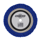 753RB - 7.5" 100% Blue Wool (4 Ply Twist) Grip Wool Pad with Center Ring - Cutting