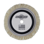 753R - 7.5" 100% Natural Wool (4 Ply Twist) Grip Wool Pad with Center Ring - Cutting