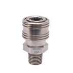 PRIMA by Veloci, 1/4" MPT, Stainless Steel Coupler, Made in the USA