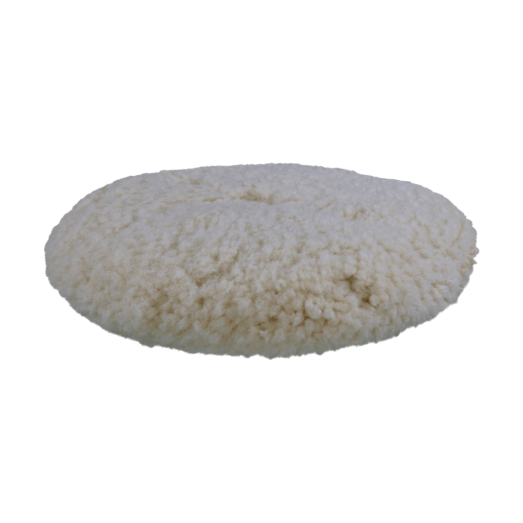 802SP - 8" 100% Natural Wool (4 Ply Twist) Double Sided Wool Pad - Cutting