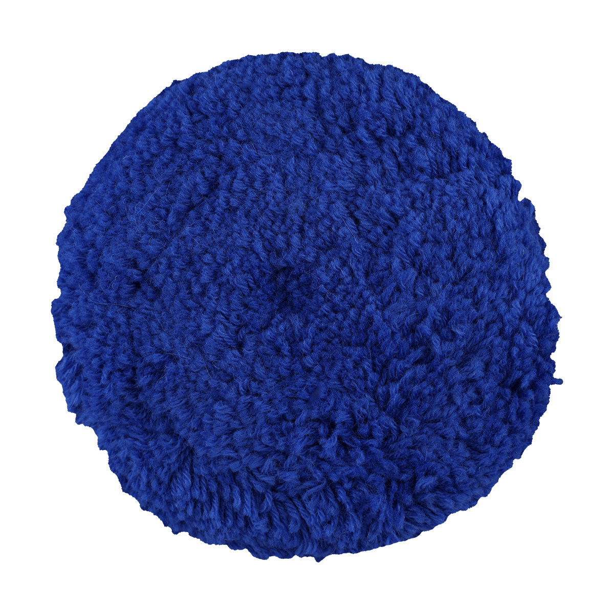 803B - 8" 100% Blue Wool (4 Ply Twist) Double Sided Wool Pad - Cutting