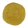 803NY - 8" 100% Natural Wool / Yellow Wool Blend (4 Ply Twist) Double Sided Wool Pad - Cutting/Polishing