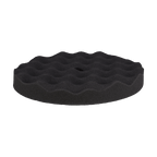 820FBW - 8" Black Soft Convoluted Foam Pad - Final Finishing