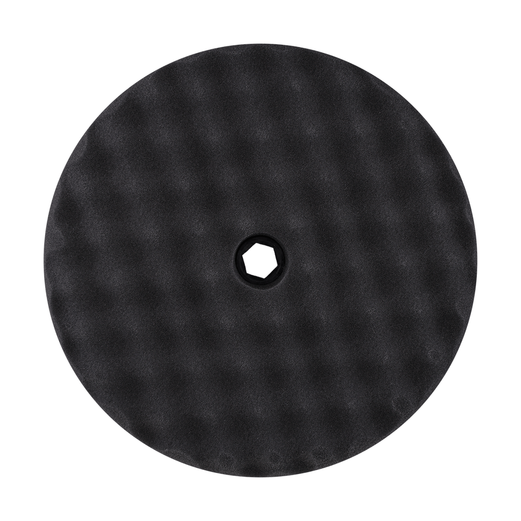 820SP - 8" Black Foam Double Sided Snap Pad - Final Finishing