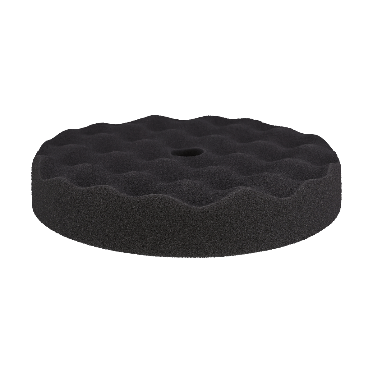 820WG - 8" Black Soft Convoluted Foam Pad - Final Finishing