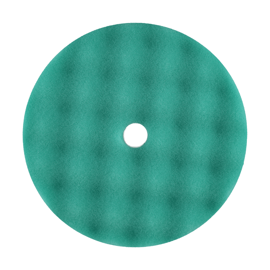 840WG - 8" Green Soft Convoluted Foam Pad - Medium Cut
