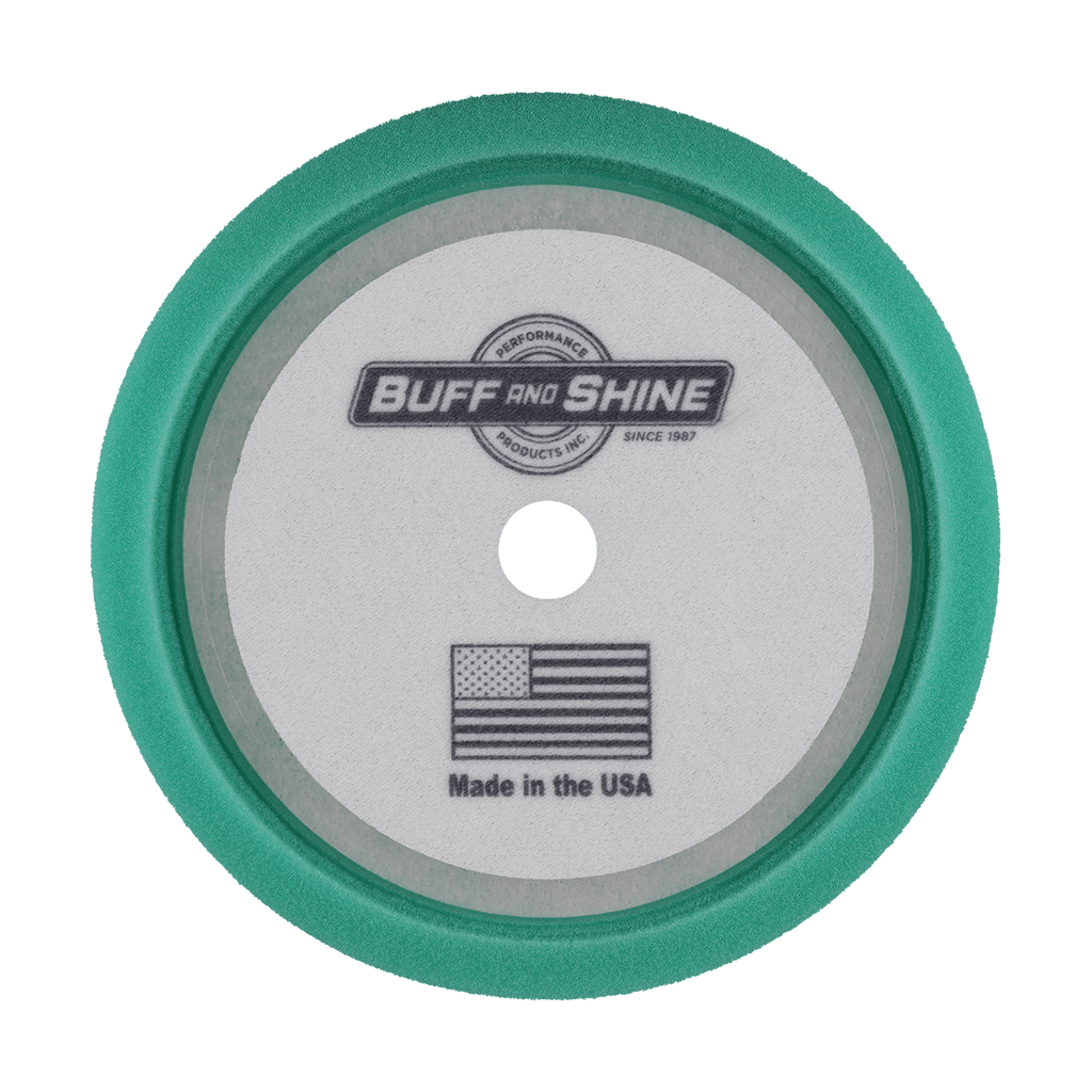 840WG - 8" Green Soft Convoluted Foam Pad - Medium Cut