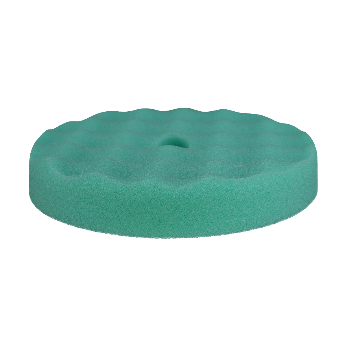 840WG - 8" Green Soft Convoluted Foam Pad - Medium Cut