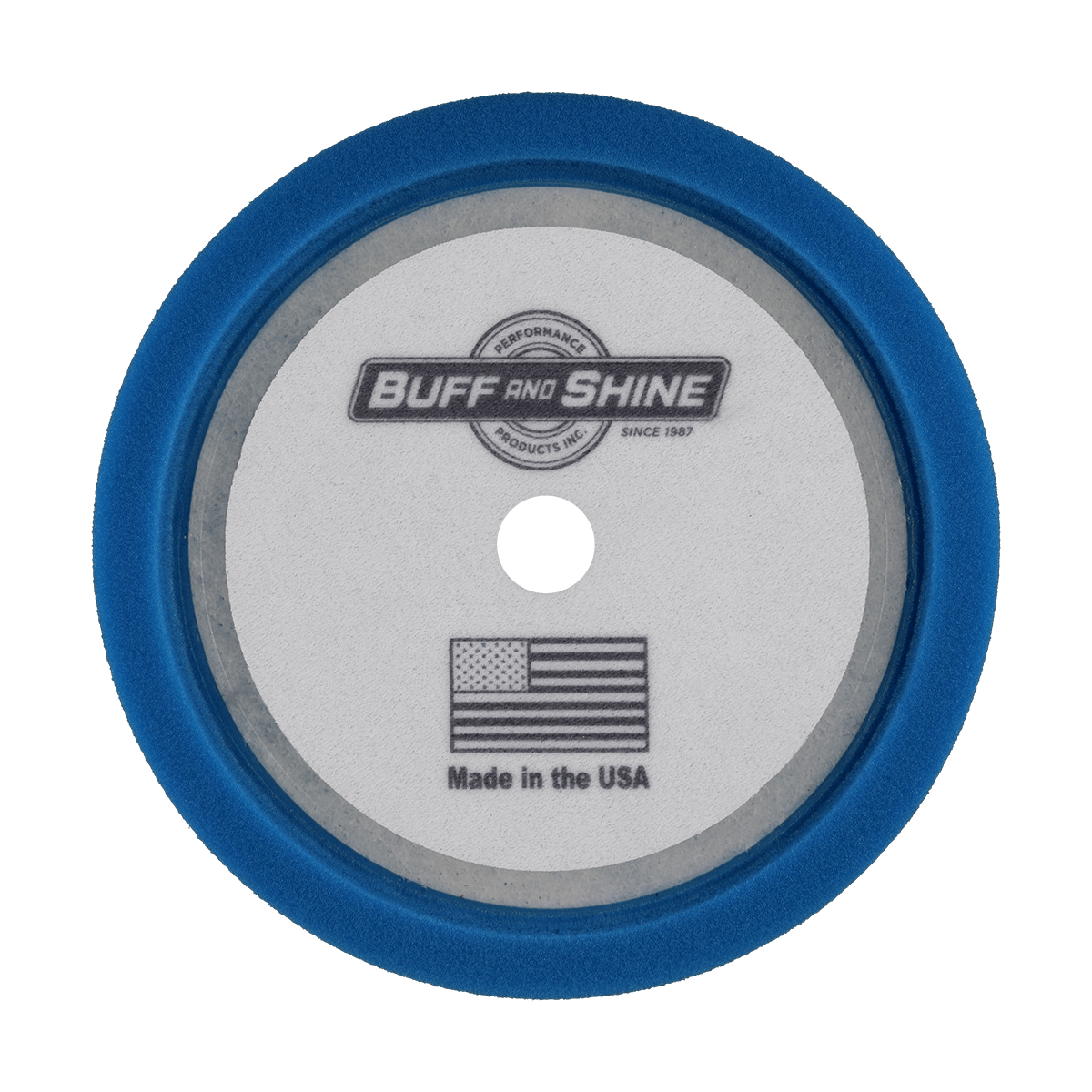 850WG - 8" Blue Soft Convoluted Foam Pad - Polishing