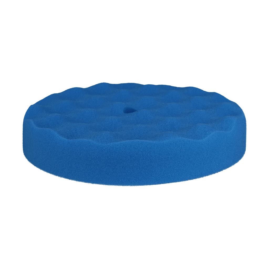 850WG - 8" Blue Soft Convoluted Foam Pad - Polishing