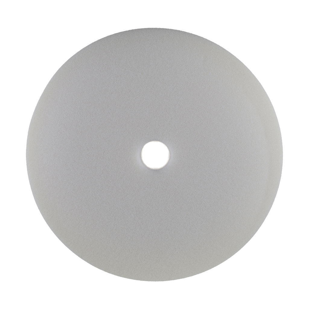 8529G - 8" White Soft Curved Edge Foam Pad - Final Finishing