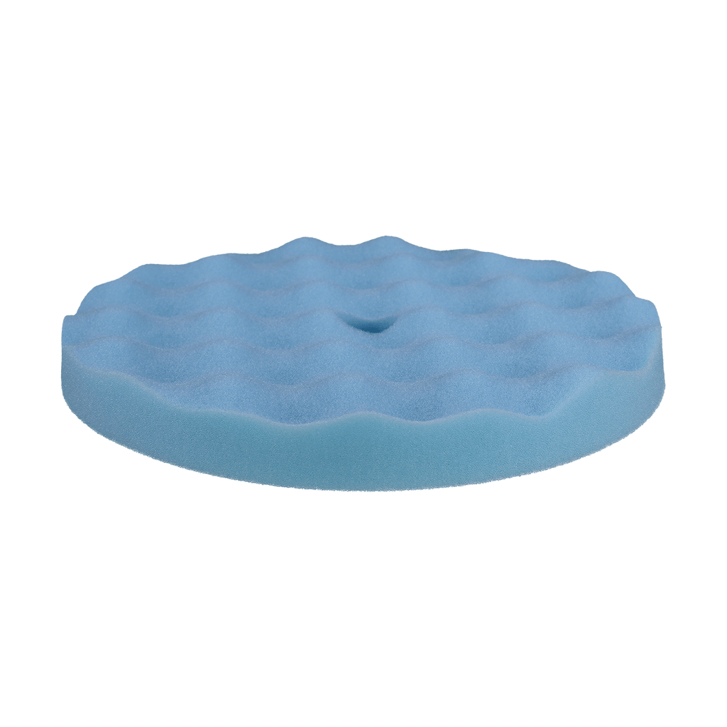 852FBW - 8" Baby Blue Soft Convoluted Foam Pad - Ultimate Finish