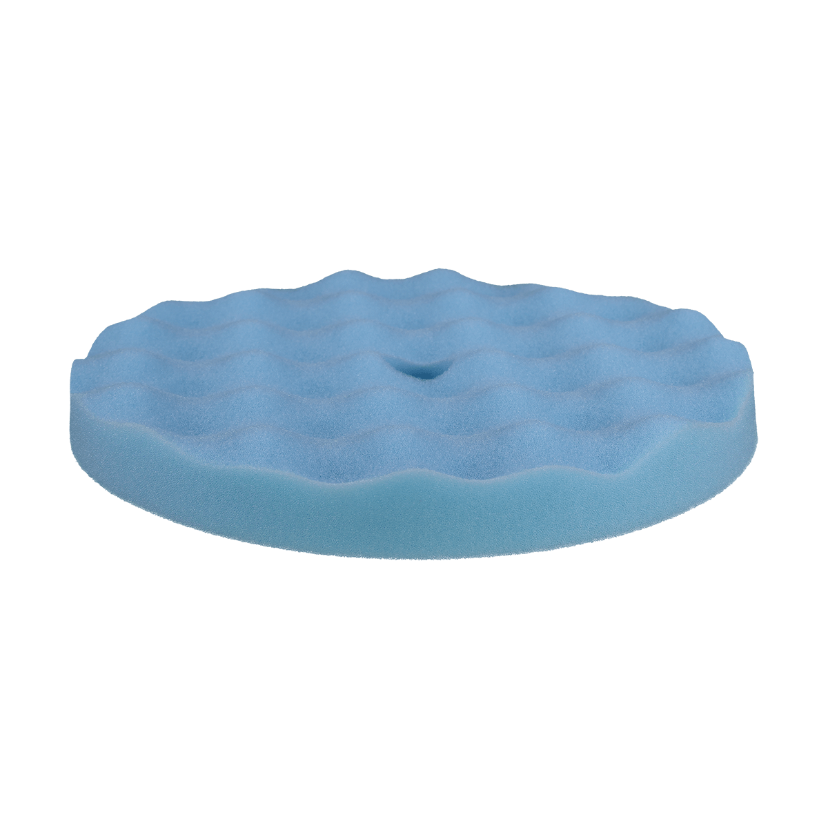 852FBW - 8" Baby Blue Soft Convoluted Foam Pad - Ultimate Finish