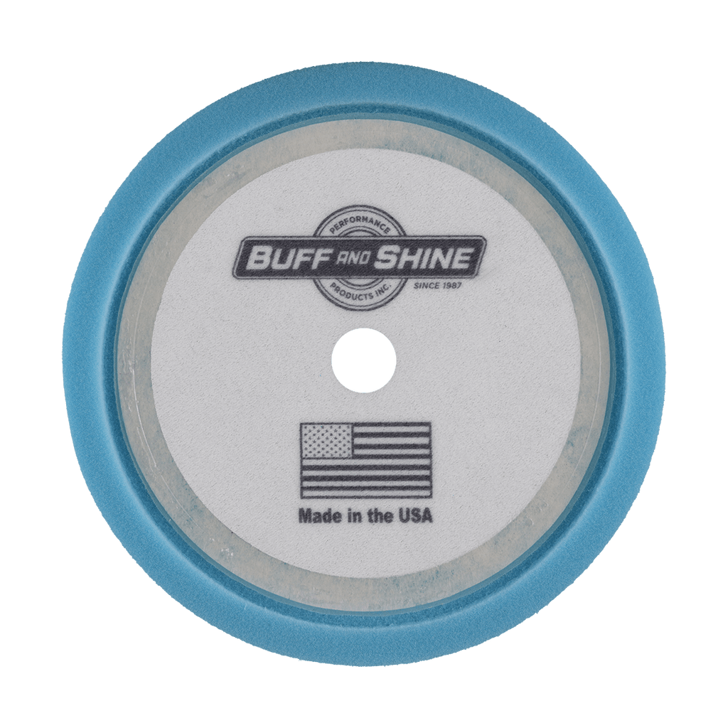852WG - 8" Baby Blue Soft Convoluted Foam Pad - Ultimate Finish