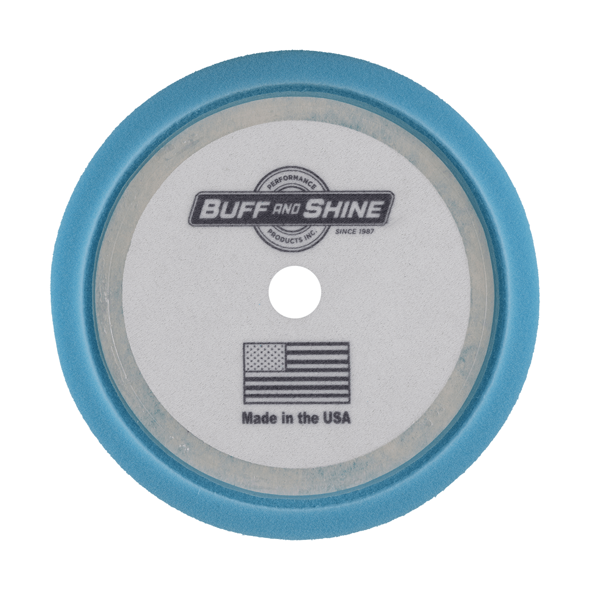 852WG - 8" Baby Blue Soft Convoluted Foam Pad - Ultimate Finish