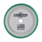 8540G - 8" Green Soft Curved Edge Foam Pad - Medium Cut