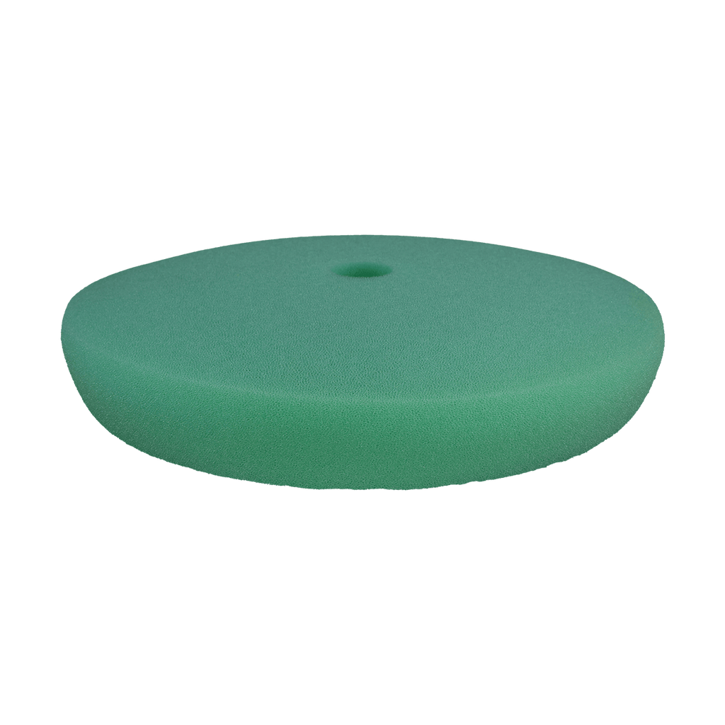 8540G - 8" Green Soft Curved Edge Foam Pad - Medium Cut