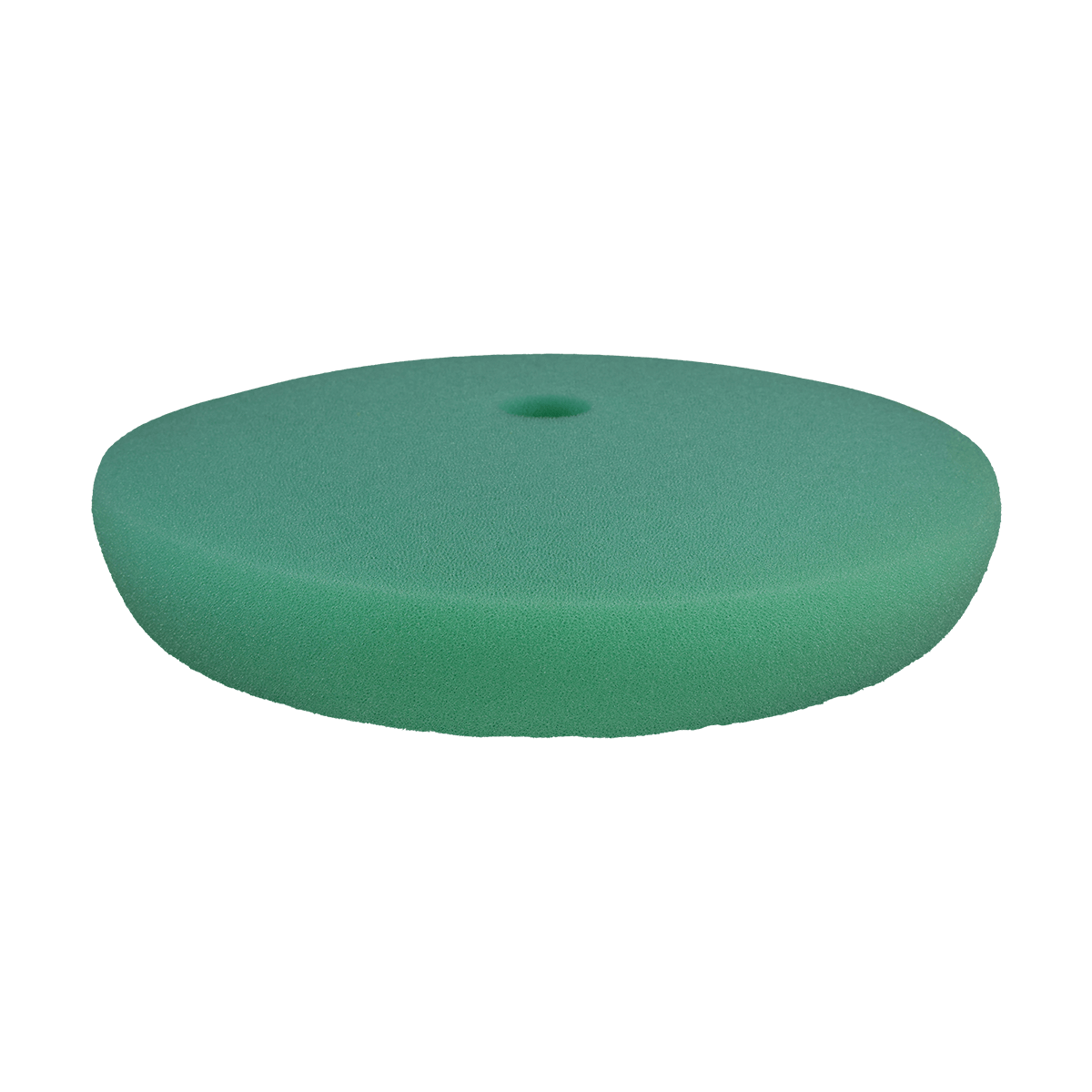 8540G - 8" Green Soft Curved Edge Foam Pad - Medium Cut