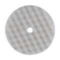 899FBMW - 8" White Coarse Mini Convoluted Foam Pad - Cutting