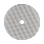 899FBMW - 8" White Coarse Mini Convoluted Foam Pad - Cutting
