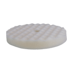 899FBMW - 8" White Coarse Mini Convoluted Foam Pad - Cutting