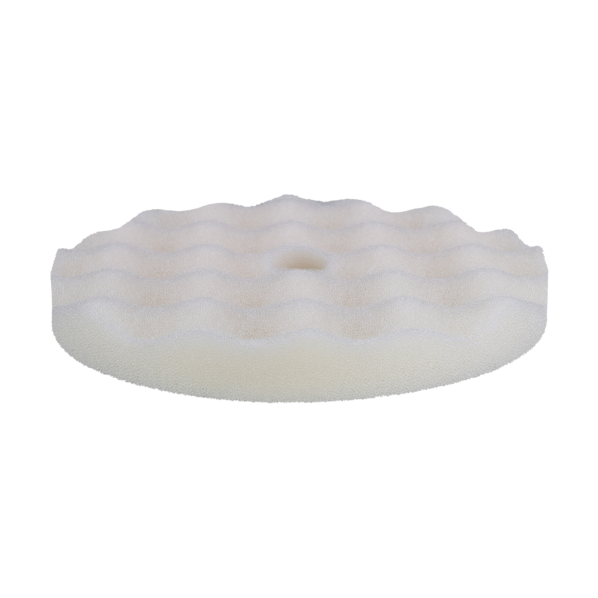 899FBW - 8" White Coarse Convoluted Foam Pad - Cutting