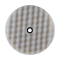 899SP - 8" White Coarse Foam Double Sided Snap Pad - Cutting