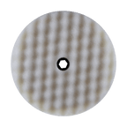 899SP - 8" White Coarse Foam Double Sided Snap Pad - Cutting